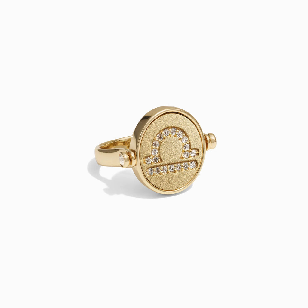 Libra & Air Flip Ring