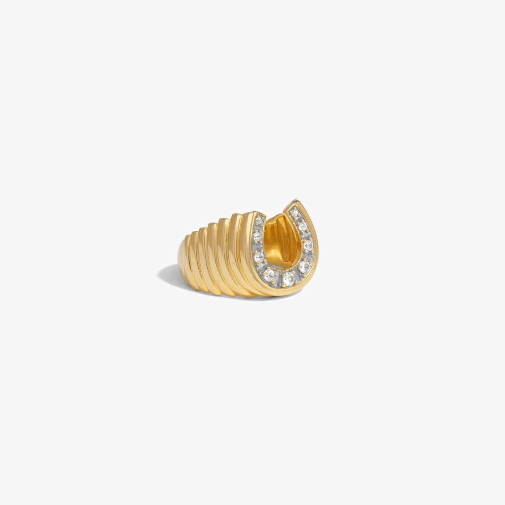 Lucky Horseshoe Ring