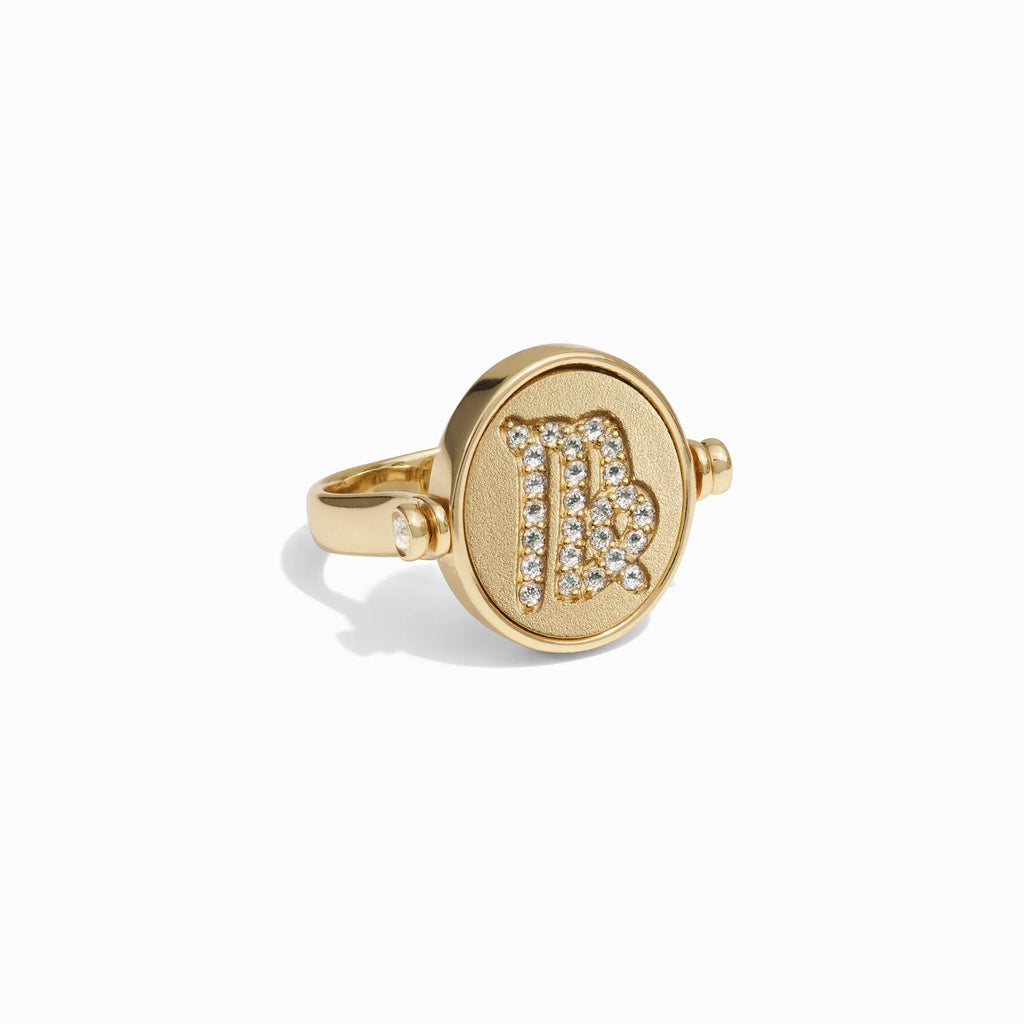 Virgo & Earth Flip Ring
