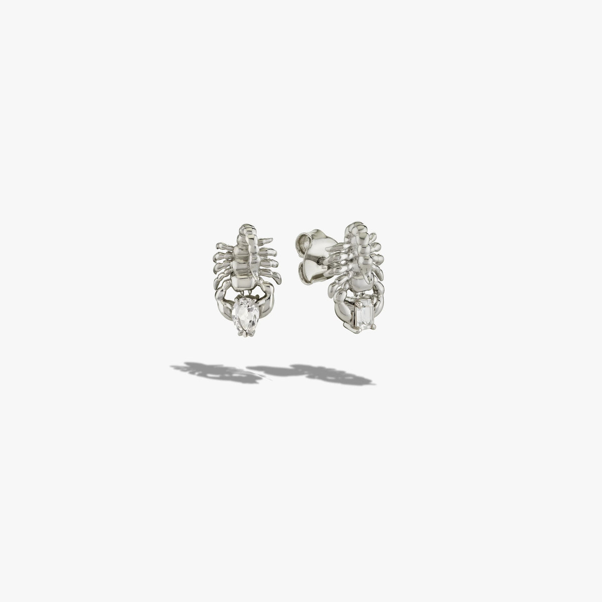 Gemstone Scorpion Studs